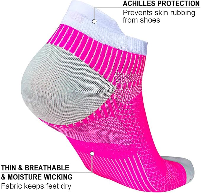 PAPLUS Ankle Compression Sock for Men and Women 2/4/6 Pairs, Low Cut - Image 4