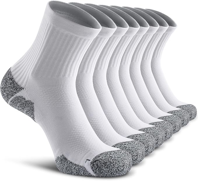CWVLC Cushioned Compression Sport Quarter Socks by CWVLC