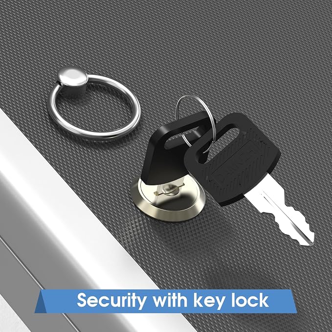 24 Slots Lock Box for Keys Wall Mount, Locking Key Cabinet, Key Storage Box - Image 6