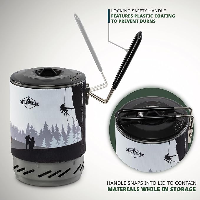 HikeCrew Portable Gas Powered Stove top & Cooking System, Compact Camping - Image 7