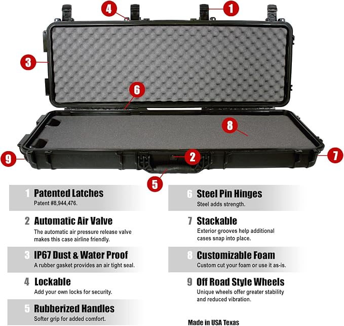 Condition 1 25" Large Heavy-Duty Protective Waterproof Hard Case Model 024 - Image 8