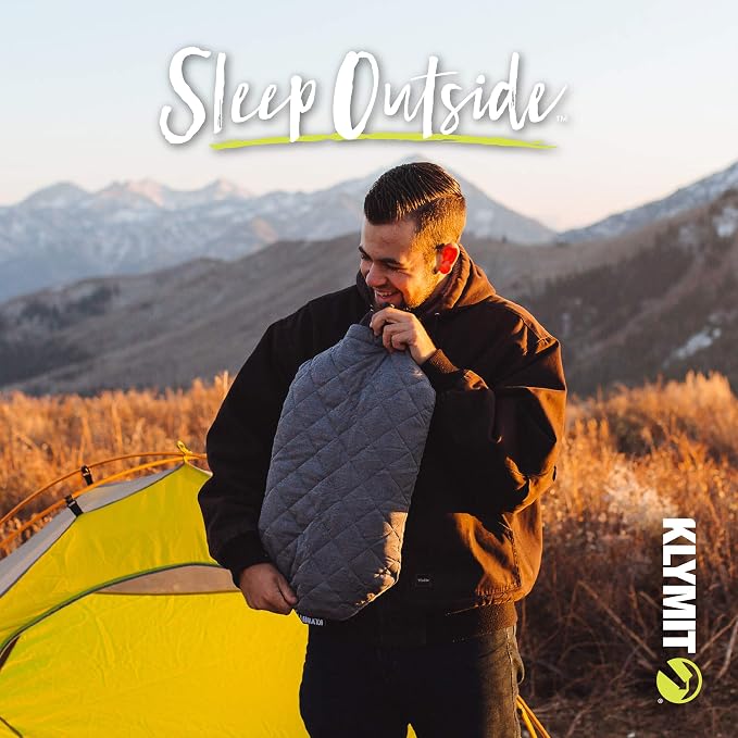 Klymit Luxe Travel Pillow, Lightweight Inflatable Hybrid Airplane, Backpacking - Image 7