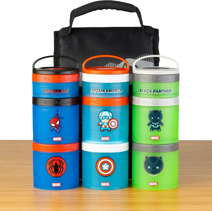 Whiskware Marvel Stackable Snack Containers - Image 2