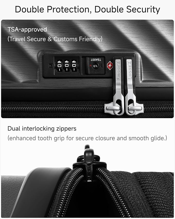Trunk Luggage, Expandable PC Hard Shell Large Checked 28 Inch Suitcase - Image 6