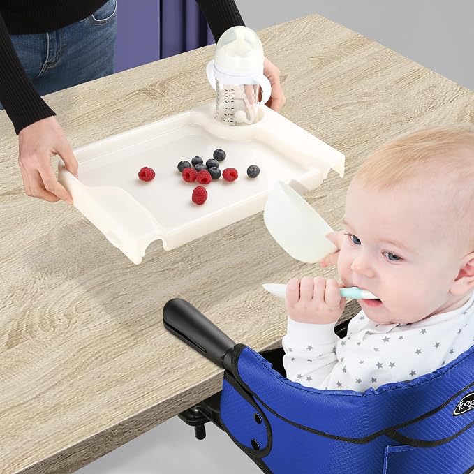 Hook On Chair with Removable Dining Tray, Portable Table High Chair, Folding - Image 7