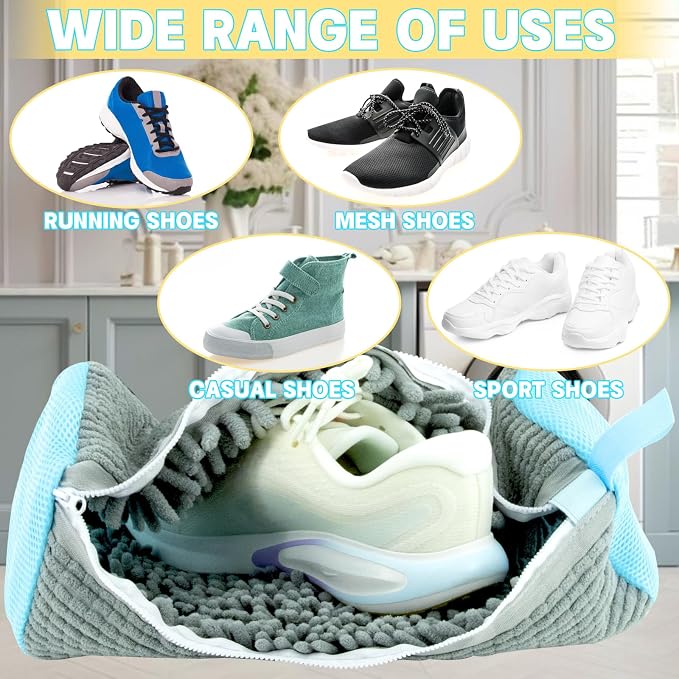 2PCS Shoe Washing Machine Bgs, Laundry Shoe Bags - Image 4