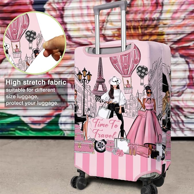 Travel Luggage Cover Suitcase Protector Fits 18-32 Inch Wheel Covers - Image 3
