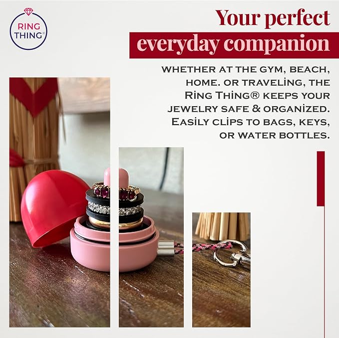 RING THING - Ring Holder Keychain, Jewelry Organizer and Storage, Portable - Image 4