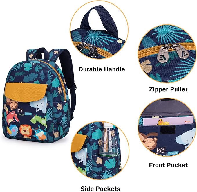 willikiva Cute Zoo Little 2d Backpack Kid Backpacks - Image 3