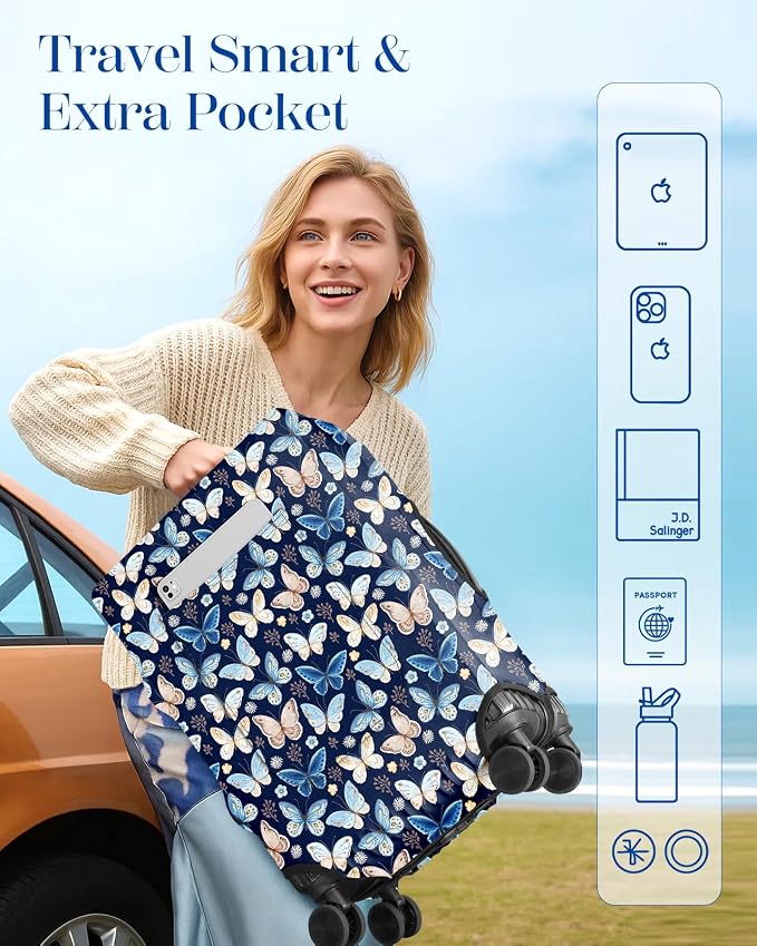 Slohif Luggage Cover for Suitcase Tsa Approved Protector - Image 3