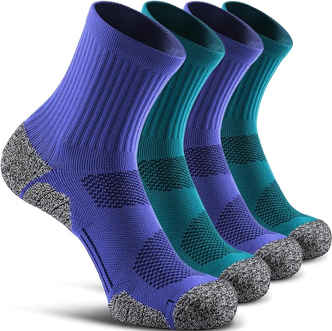 CWVLC Cushioned Compression Sport Quarter Socks by CWVLC