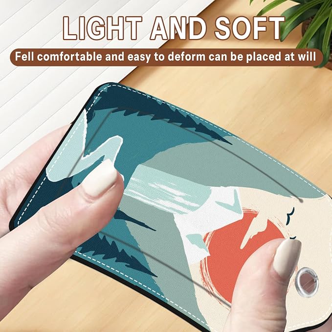 2 Pcs Mountain Sun Luggage Tags - Image 6
