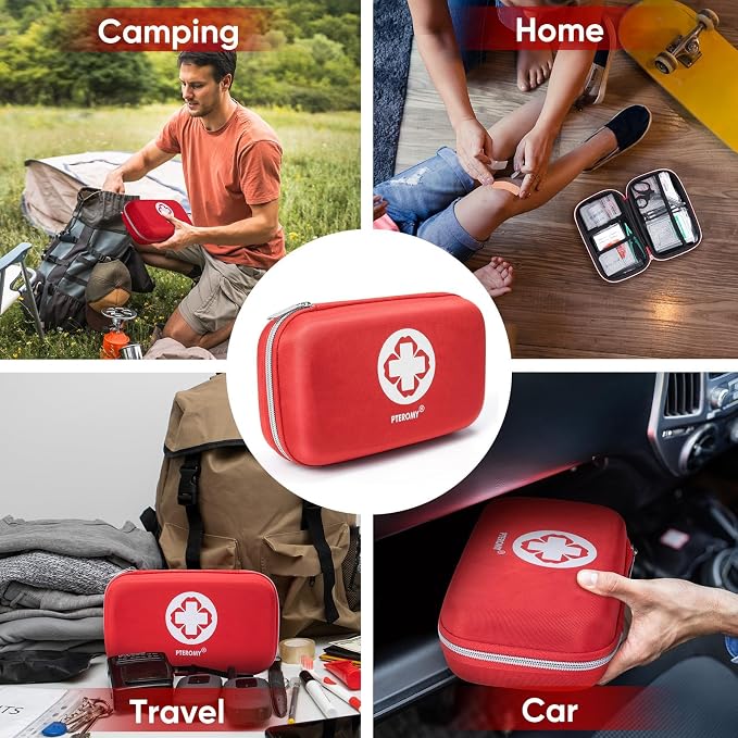 PTEROMY 300 Piece First Aid Kit, Portable Small Emergency Kits Compact 1st Aid - Image 7