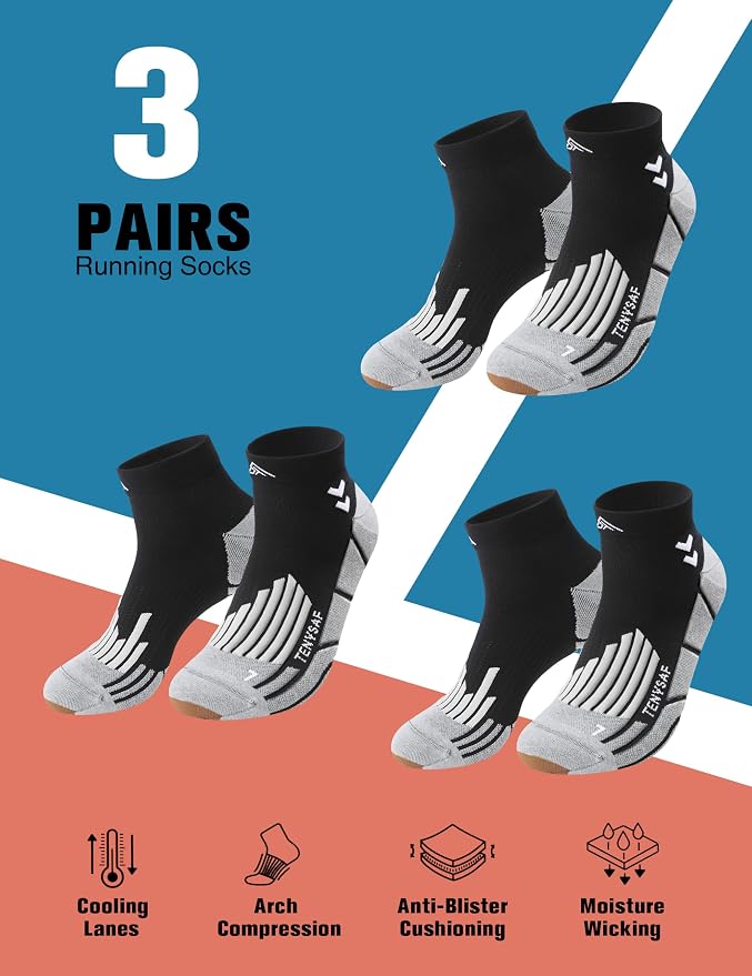 Compression Sport Running Socks: Athletic Socks - Image 4