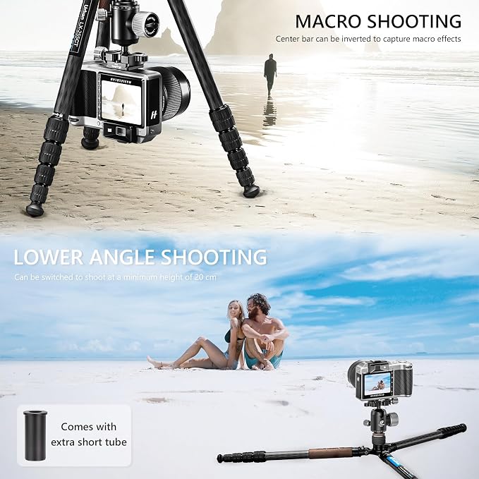 Carbon Fiber Lightweight Travel Tripod - Image 5