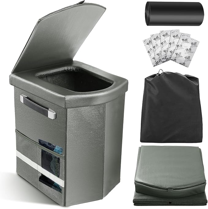 2025 Upgraded 16.5'' XL Portable Toilet by Sckee