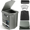 2025 Upgraded 16.5'' XL Portable Toilet by Sckee