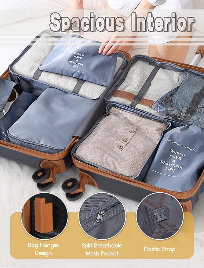 Luggage Sets 5 Piece, Suitcases - Image 5