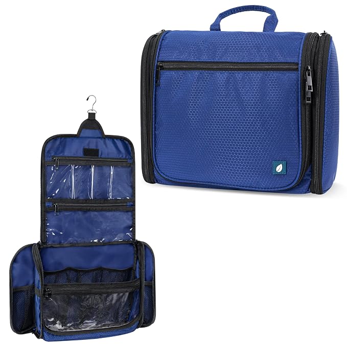 PAVILIA Large Hanging Toiletry Bag Travel Bag Women Men, Cosmetic Organizer by PAVILIA