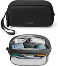 tomtoc Electronic Organizer Travel Case, Water Resistant Dual Compartment Tech by tomtoc