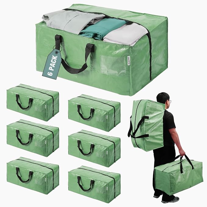 WORKPRO 6 Pack Extra Large Moving Bags by WORKPRO