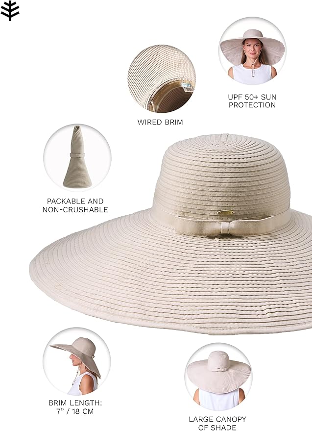 Women's Wide Brim Poolside Hat - Image 3