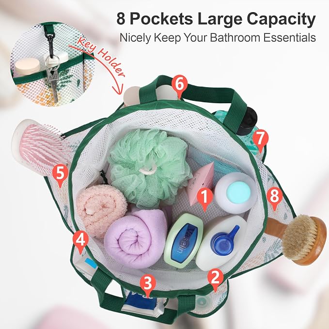 F-color Mesh Shower Caddy Portable - Image 2