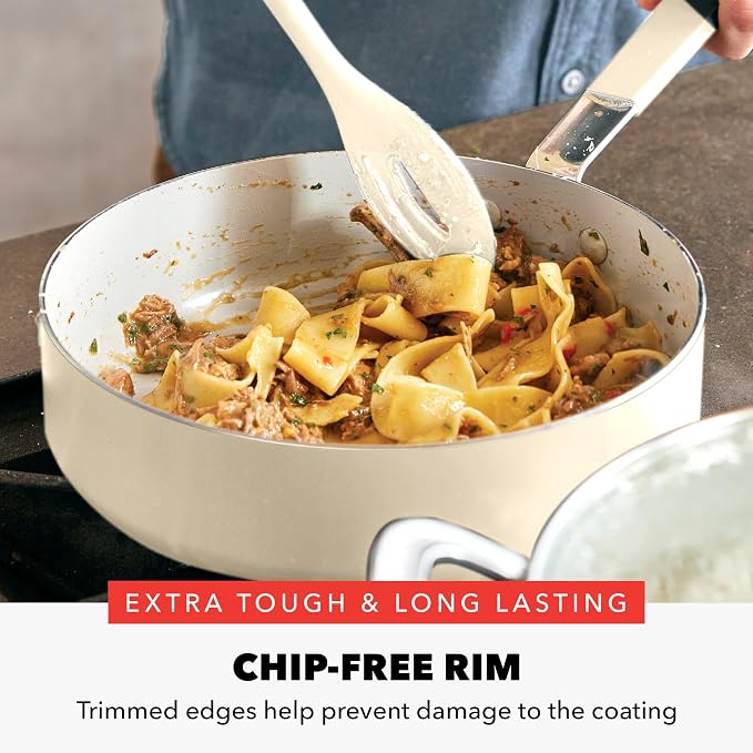 GreenPan x Bobby Flay 13 Piece Nonstick Cookware Pots and Pans Set, PFAS-Free - Image 11