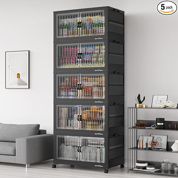 BROVIEW 500Qt Stackable Storage Bins by BROVIEW-EnjoytheArtofLife