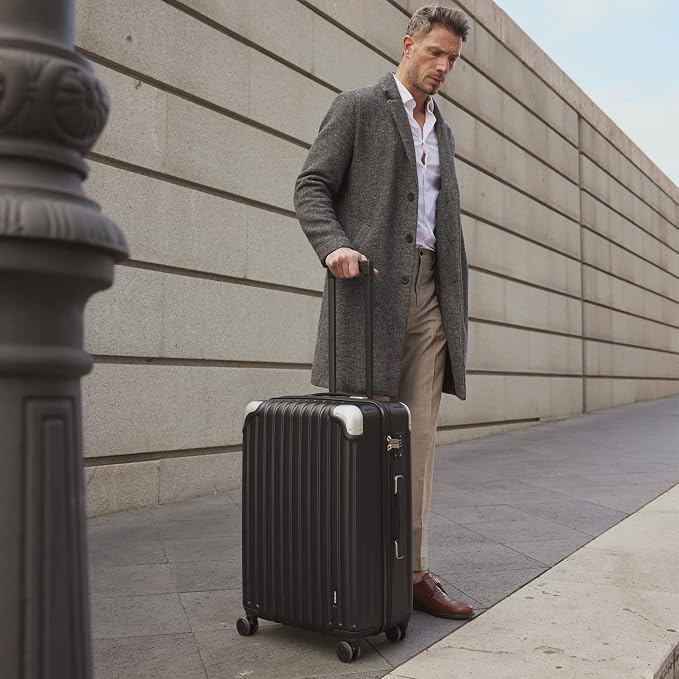 LEVEL8 Grace Luggage, 28 Inch Hardside Suitcase, Abs+Pc Harshell Spinner Luggage - Image 7