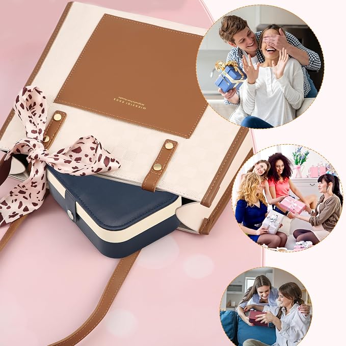 Travel Jewelry Box, PU leather Small Jewelry Organizer - Image 6