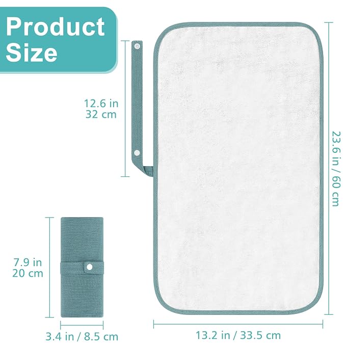 Accmor Portable Diaper Changing Pad, Waterproof Foldable Baby Changing Mat - Image 6