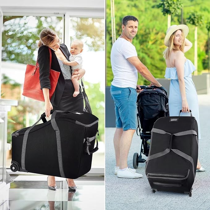 Infant Car Seat Travel Bag Fit Doona Car Seat Stroller and Base, Chicco Keyfit - Image 7