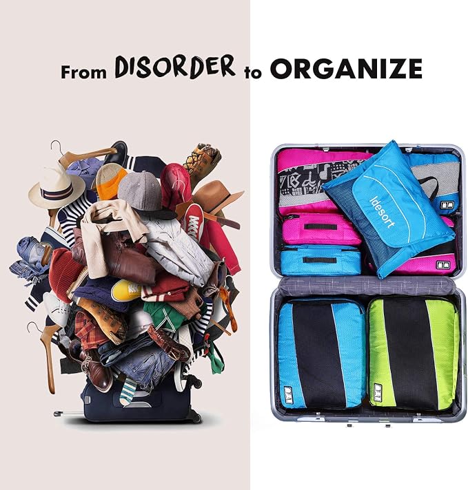 Packing Cubes Luggage Bags Organizer Durable Travel Accessories - Image 8