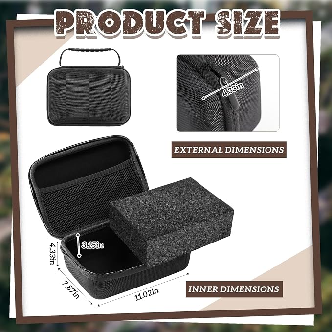 EVA Hard Case with Customizable Foam Protective EVA Carrying Case Shockproof - Image 2