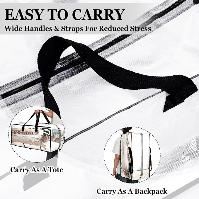 4 Pcs 24 Gallon Large Moving Bags - Image 3