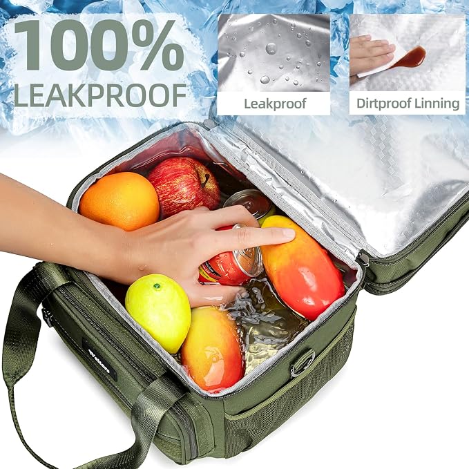 Weitars Tactical Lunch Box, Insulated Lunch Box, Large Expandable Heavy Duty - Image 6