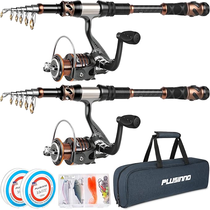 PLUSINNO Fishing Rod and Reel Combos by PLUSINNO