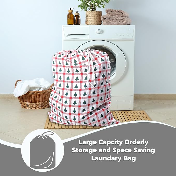Urban Villa Laundry Bag Canvas|Dirty Clothes Travel Laundry Bag|Machine - Image 5