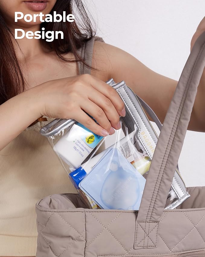 BAGSMART TSA Approved Toiletry Bag, Makeup Cosmetic Pouch Bag - Image 7