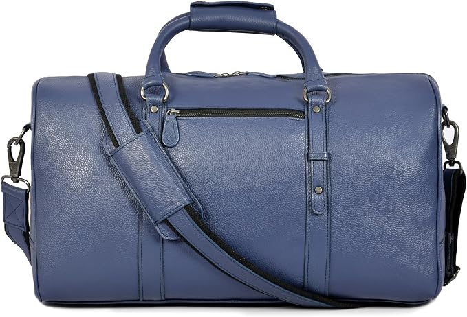 Leather Duffel Bag for Men & Women Travel, Gym Bag by AARONLEATHERGOODS%C2%AE