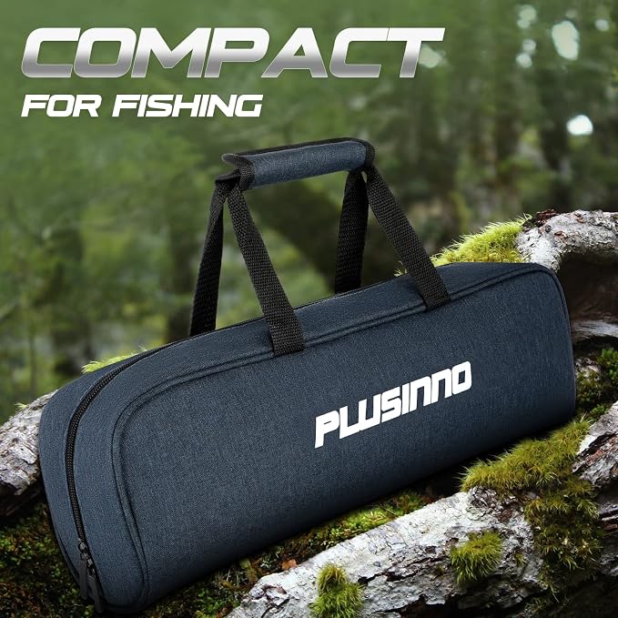 PLUSINNO Fishing Rod and Reel Combos Carbon Fiber Telescopic Fishing Pole - Image 3