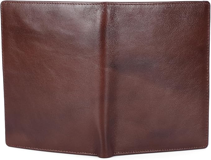 Polare Luxury RFID Blocking Leather Passport Holder Travel Wallet - Image 9