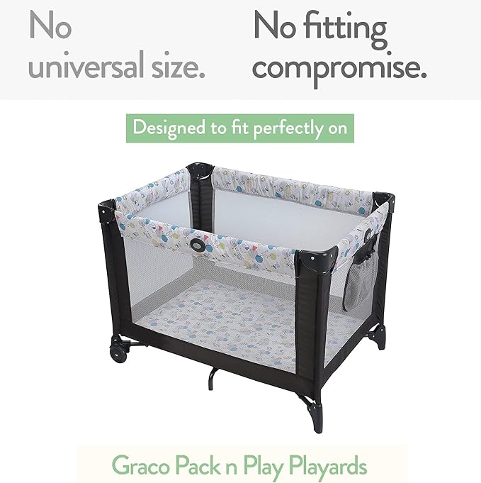 Pack and Play Sheets Fitted – Compatible - Image 2