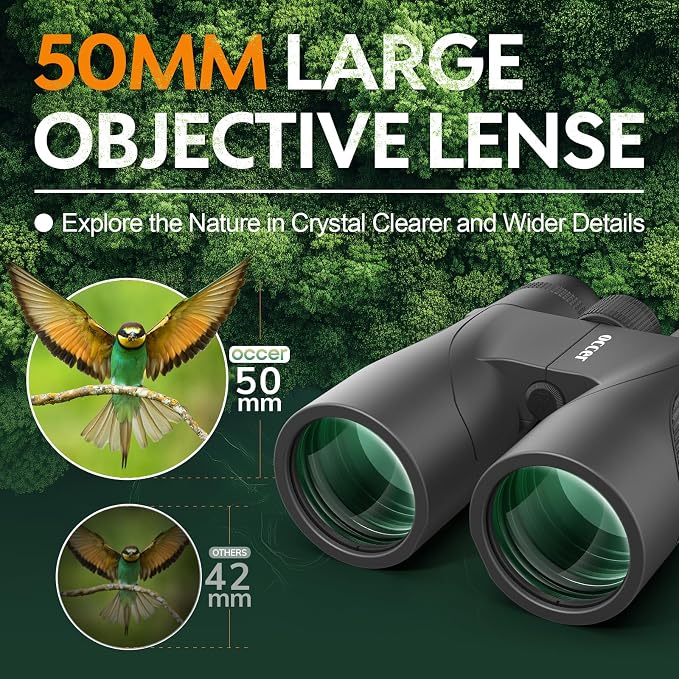 occer 12x50 Binoculars for Adults High Powered - Image 2
