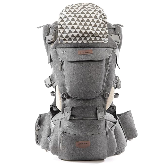 SUNVENO 3 in 1 Ergonomic Baby Carrier - Image 5