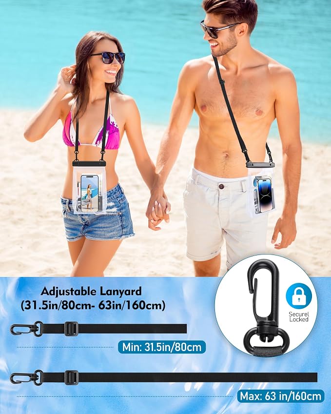 Large Waterproof Phone Pouch, Floating Dry Bag - Image 5