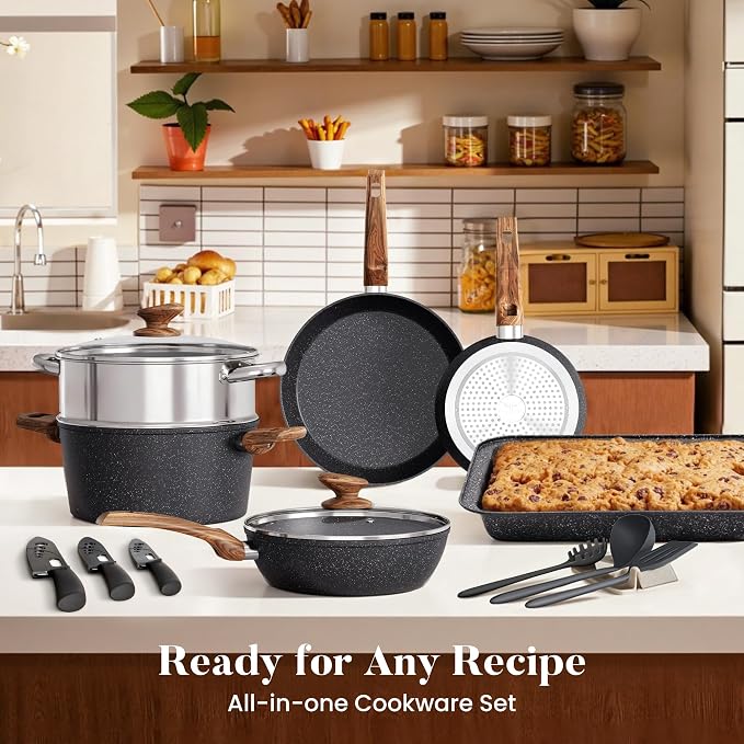 Kitchen Induction Cookware & Bakeware Set - Image 5