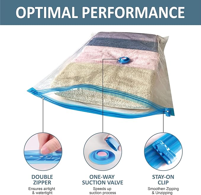 10 Pack Vacuum Storage Bags - Image 5