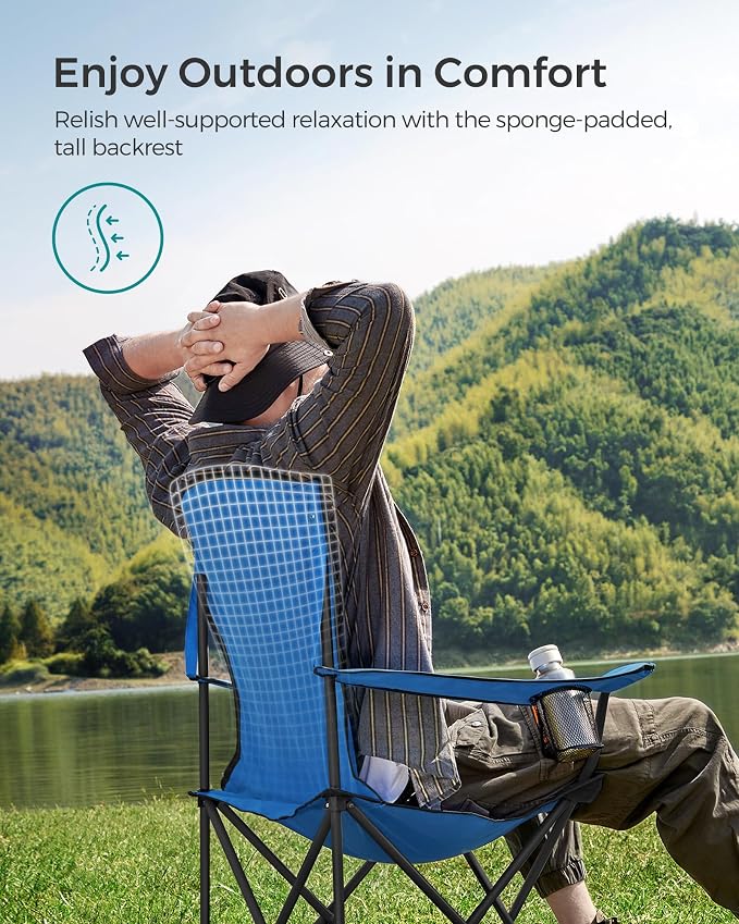 SONGMICS Folding Camping Chair, - Image 4